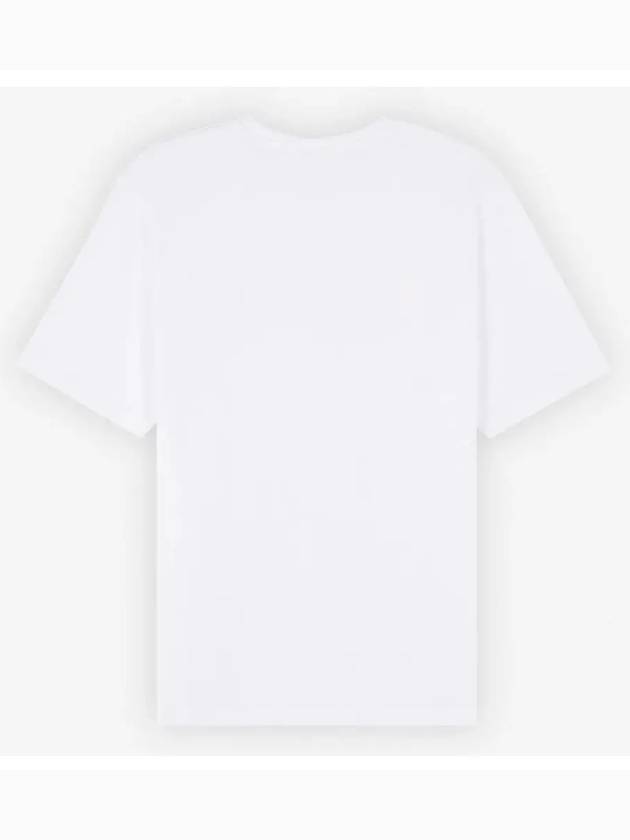 Fox Head Patch Classic Short Sleeve T-Shirt White - MAISON KITSUNE - BALAAN 3