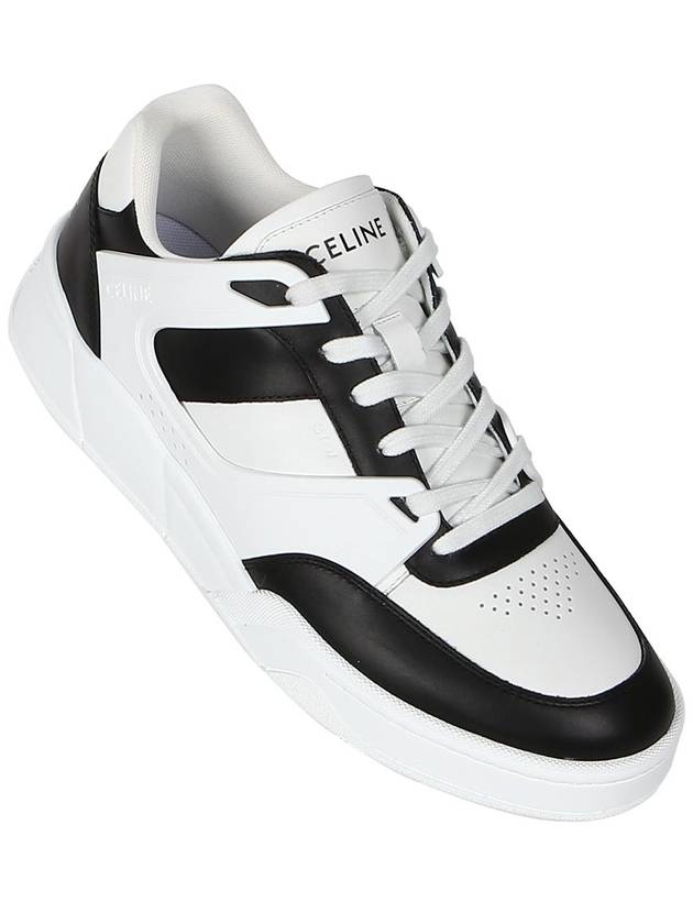 CT 07 Calfskin Low Top Sneakers White - CELINE - BALAAN 3