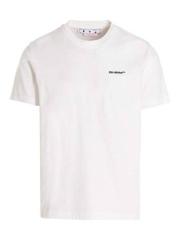 Wave Diagonal Short Sleeve T-Shirt White - OFF WHITE - BALAAN 2