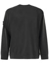 Wappen Patch Cotton Sweatshirt Dark Grey - STONE ISLAND - BALAAN 4