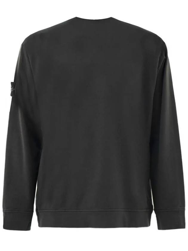 Wappen Patch Cotton Sweatshirt Dark Grey - STONE ISLAND - BALAAN 4