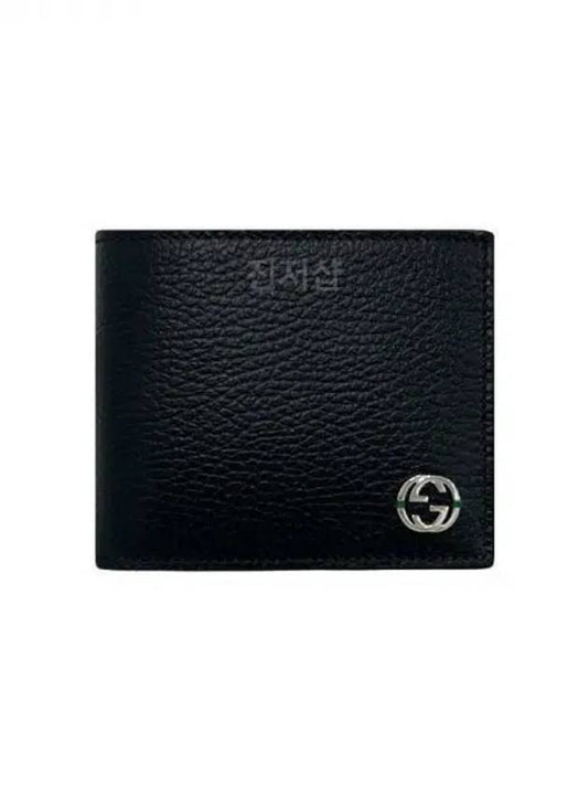 GG interlocking two tone half wallet black green 6 40728488 1065674 - GUCCI - BALAAN 1