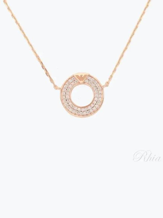 Pendant Necklace Rose Gold - EMPORIO ARMANI - BALAAN 2