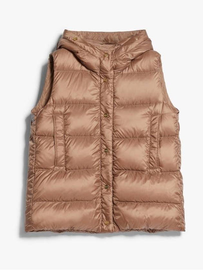 IT38 size Max Mara JSOFT Reversible padded vest 027 Camel 92910337 - S MAX MARA - BALAAN 2