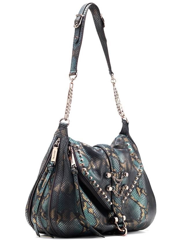 Suri Flap Hobo Shoulder Bag Phthalo Green - DONIRAY - BALAAN 3