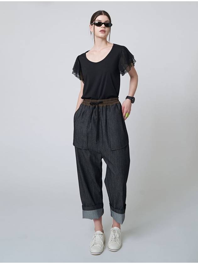 AW41TH02 See-through sleeve top_black - ATHPLATFORM - BALAAN 9