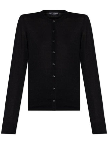 Dolce & Gabbana Cashmere Cardigan, Women's, Black - DOLCE&GABBANA - BALAAN 1