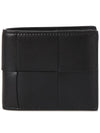 Intrecciato Half Wallet Black - BOTTEGA VENETA - BALAAN 2