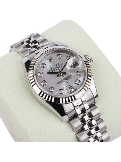 179174 Lady Datejust 26 Ten Point Diamond Mother of Pearl Ladies Watch Rolex Warranty 34090 1 - ROLEX - BALAAN 2