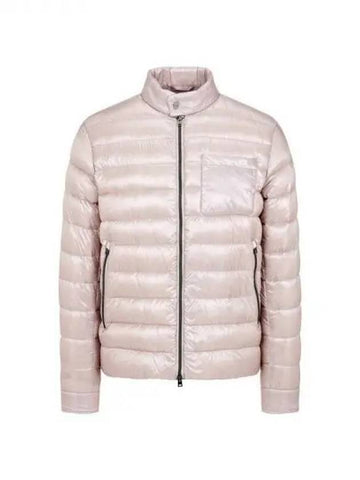 Men s button high neck goose down padded jacket vanilla 270109 - HERNO - BALAAN 1