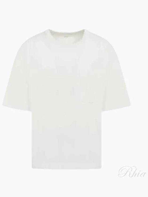 Boxy Short Sleeve T-Shirt Chalk - LEMAIRE - BALAAN 2