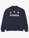 Cotton Stadium Jacket Navy 21SS - IAB STUDIO - BALAAN 2