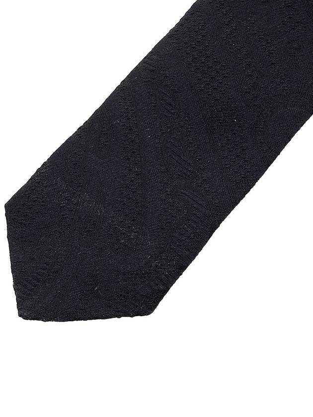 Paisley Logo Silk Tie Black - ETRO - BALAAN 9