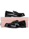 Patent Leather Penny Loafers Black - MIU MIU - BALAAN 11