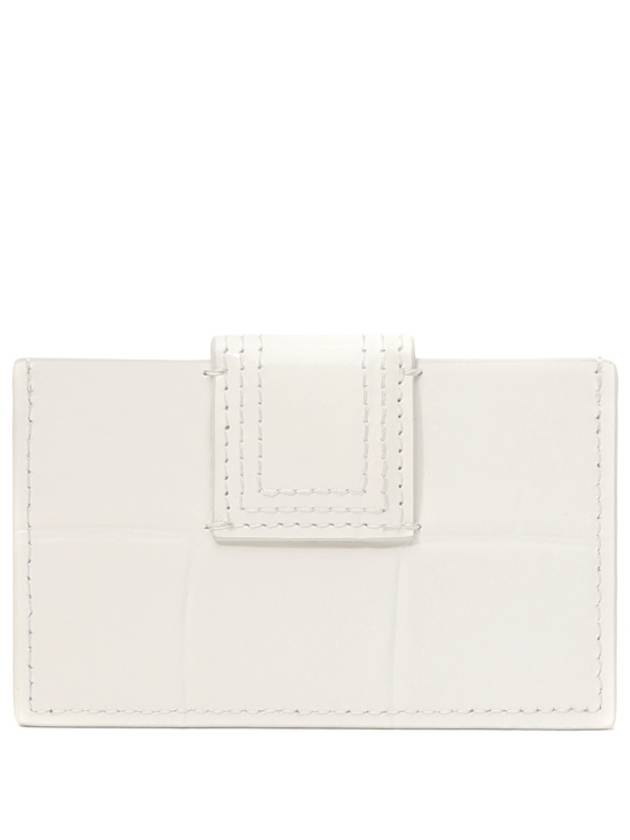 Le Porte Carte Bambino Leather Card Wallet Ivory - JACQUEMUS - BALAAN 3