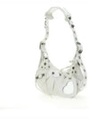 Le Cagole XS Lambskin Shoulder Bag White - BALENCIAGA - BALAAN 2