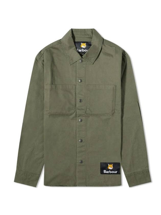 Relaxed Uniform Over Long Sleeve Shirt Green - BARBOUR - BALAAN 1