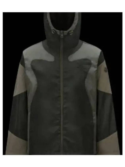 Men's Hague Hooded Jacket Khaki - MONCLER - BALAAN 2