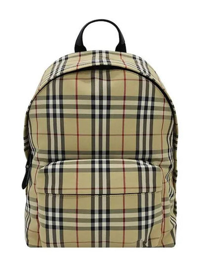 Vintage Check Motif Nylon Backpack Beige - BURBERRY - BALAAN 2