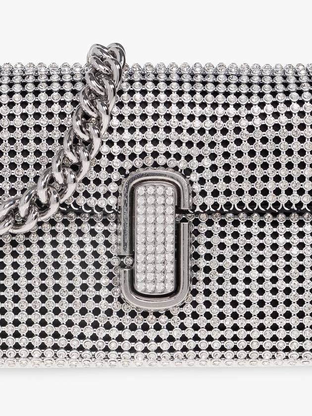 Marc Jacobs ‘The Rhinestone J Marc Mini’ Shoulder Bag, Women's, Silver - MARC JACOBS - BALAAN 6