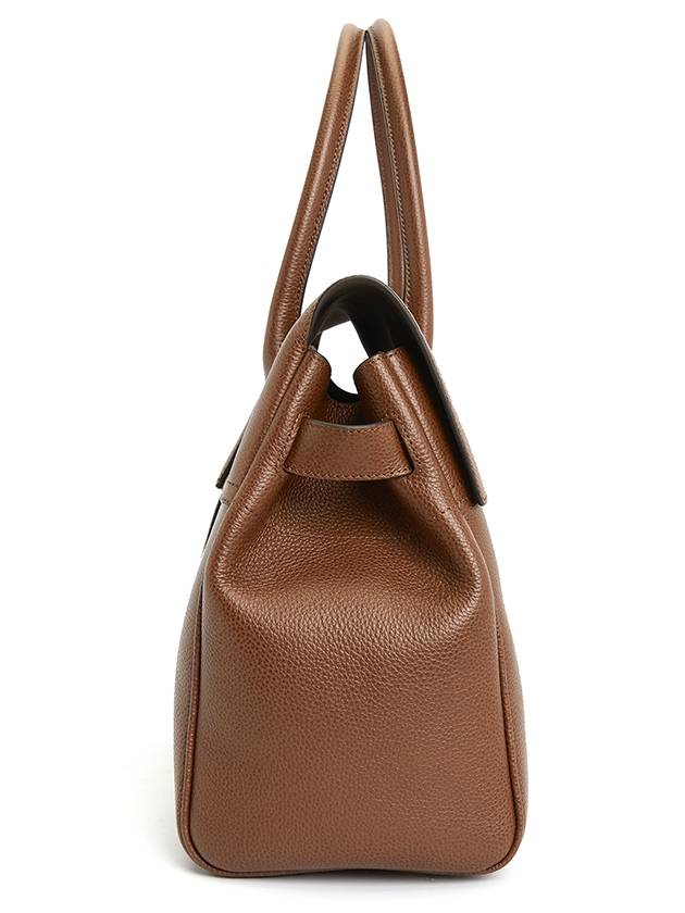 Bayswater Grain Small Classic Leather Tote Bag Brown - MULBERRY - BALAAN 4