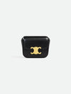 Triomphe Small Shiny Calfskin Cross Bag Black - CELINE - BALAAN 2