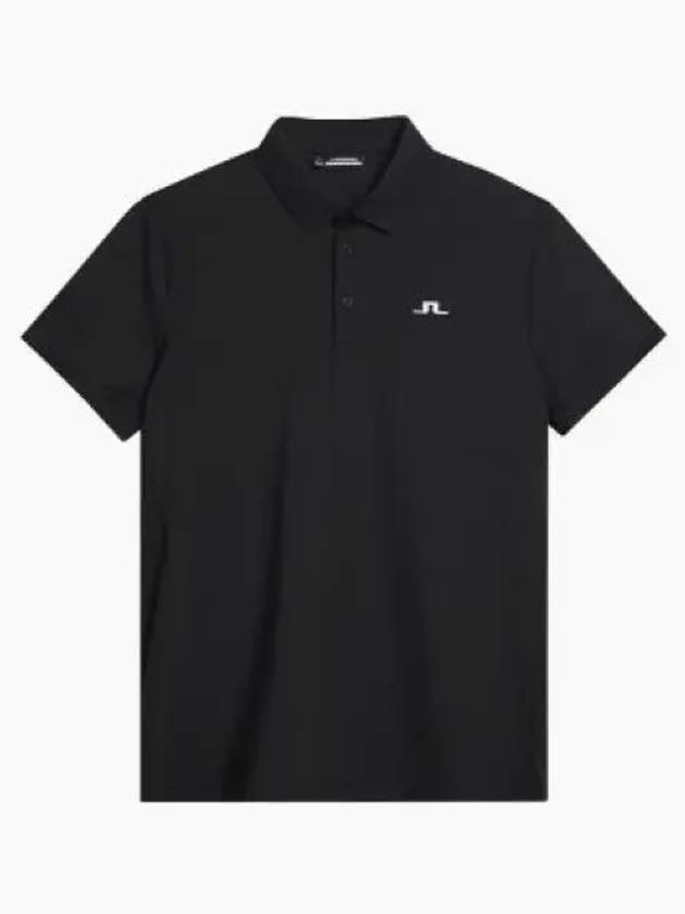 Men's Duff Regular Polo Shirt Black - J.LINDEBERG - BALAAN 2