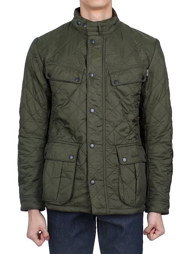 International Ariel Polar Quilted Jacket Olive - BARBOUR - BALAAN 3