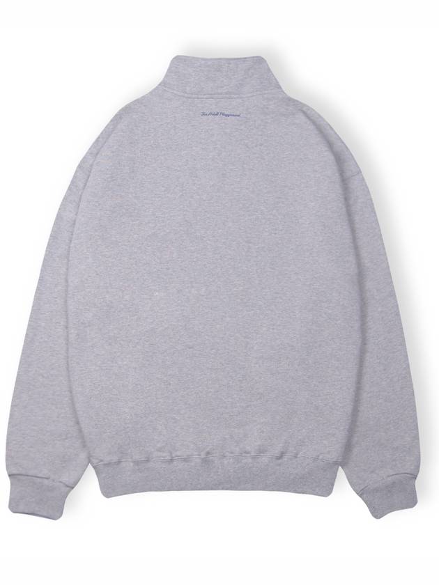 Overfit FD Symbol Half Zip-Up Grey - FOREEDCLUB - BALAAN 3