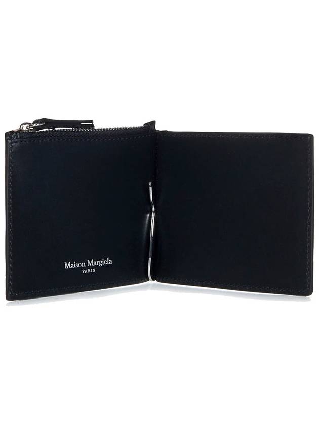 Stitch Money Clip Card Wallet Black - MAISON MARGIELA - BALAAN 4