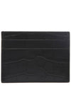 Crocodile Logo Card Wallet Black - BALENCIAGA - BALAAN 3