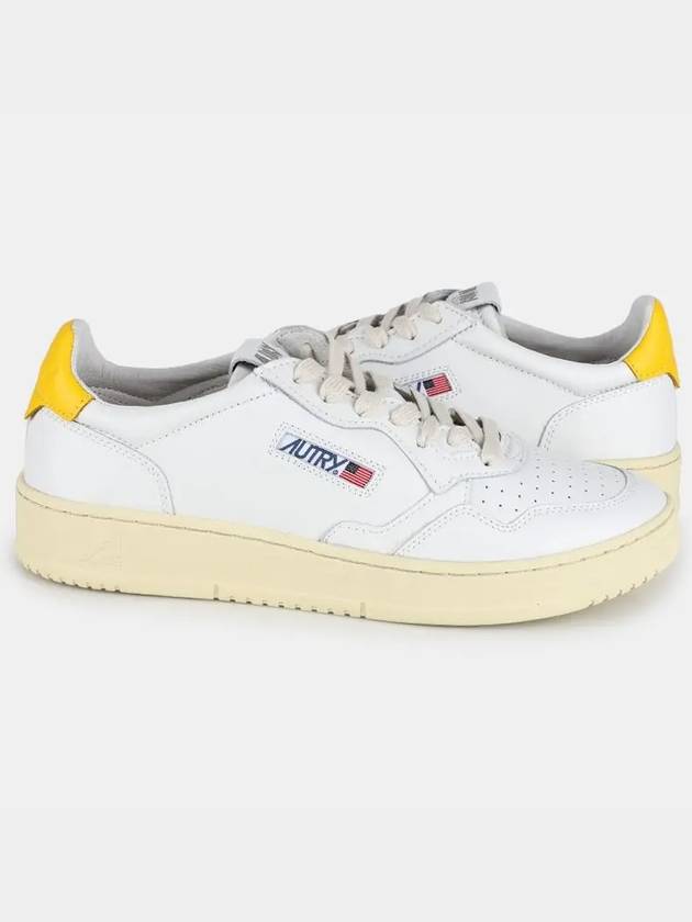 Men's Medalist Leather Low Top Sneakers White - AUTRY - BALAAN 2