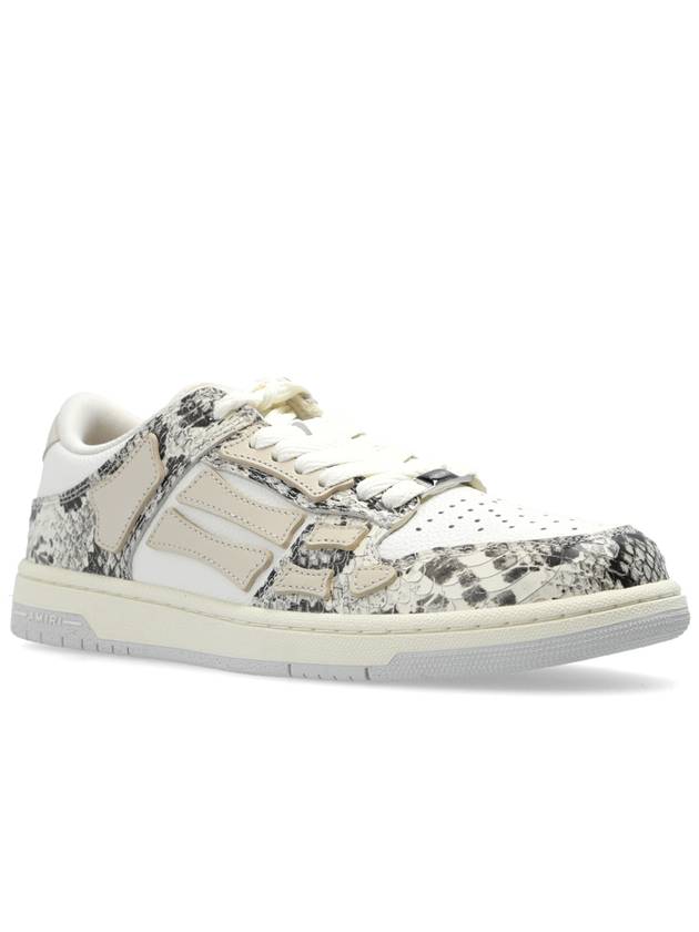 Amiri Sneakers Snake Top Low, Women's, Cream - AMIRI - BALAAN 4