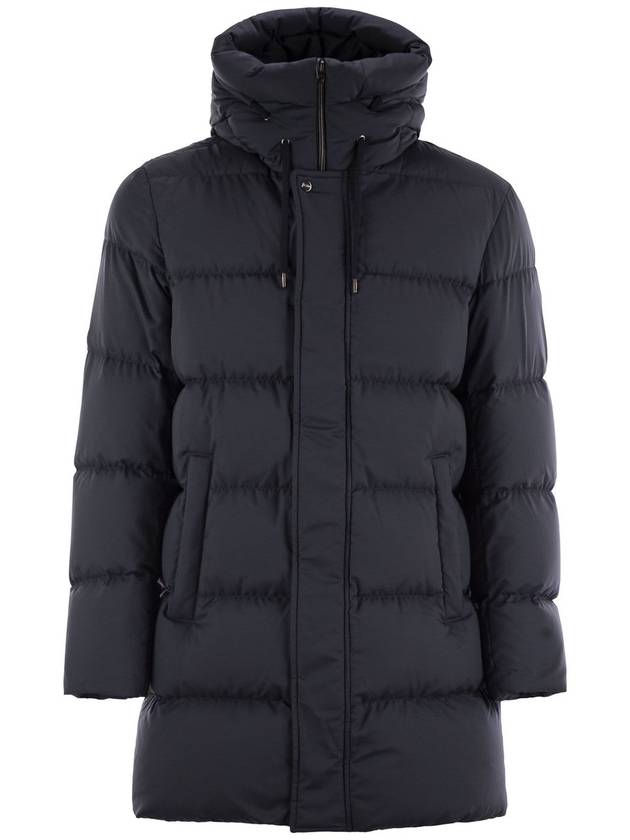 Long down jacket with hood - HERNO - BALAAN 1