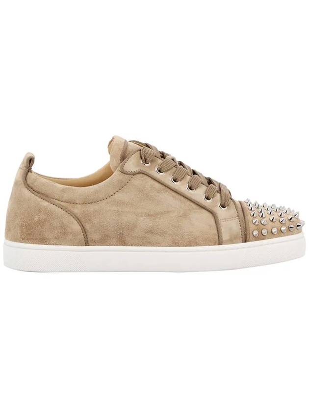 Louis Junior Spike Orlato Flat Low Top Sneakers Brown - CHRISTIAN LOUBOUTIN - BALAAN 3