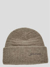 Logo embroidered knit beanie A6061 - GANNI - BALAAN 2