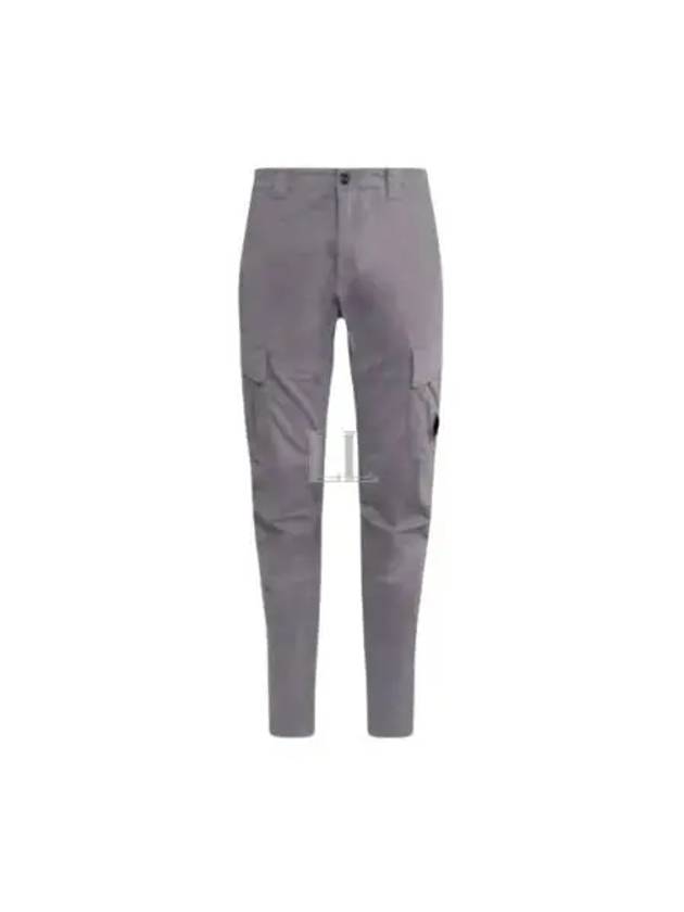 Stretch Satin Cargo Straight Pants Grey - CP COMPANY - BALAAN 2