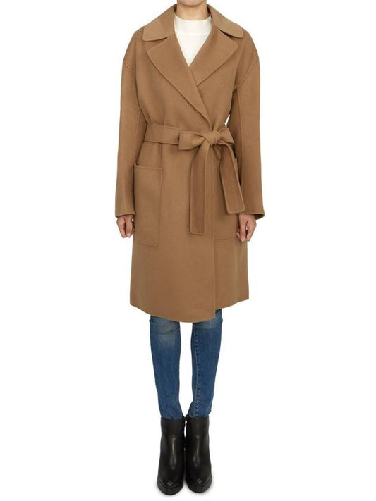 Paris Virgin Wool Single Coat Brown - MAX MARA - BALAAN 2