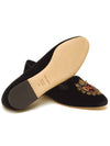 Women s Heart Velvet Loafers Black CP0051 B4195 - DOLCE&GABBANA - BALAAN 4