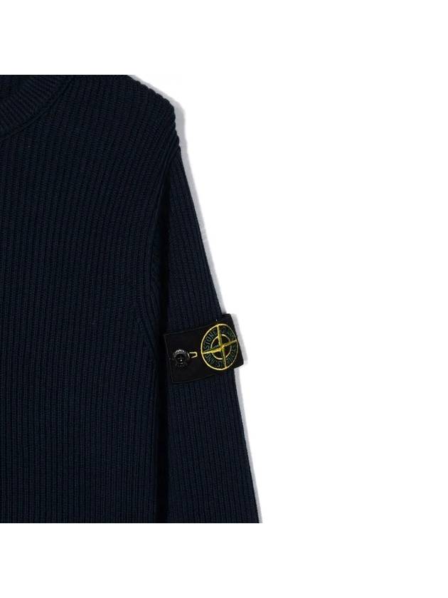 Kids Wappen Ribbed Knit 7616505A3 V0020 - STONE ISLAND - BALAAN 4