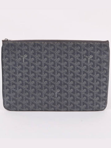 Special Gray Senna MM Clutch Bag - GOYARD - BALAAN 1