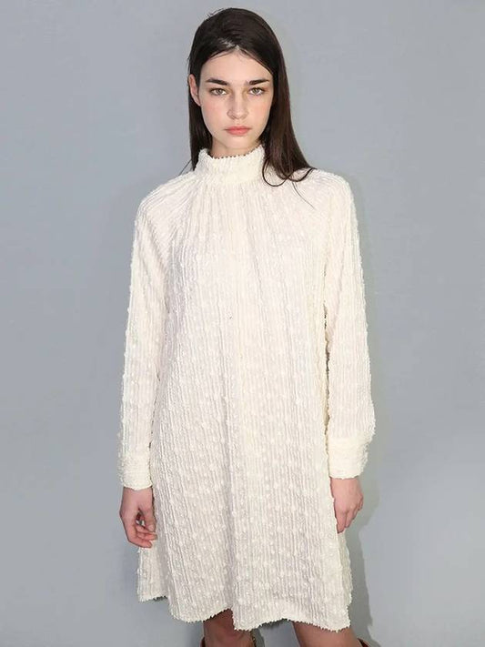 Turtleneck Glitter Ivory One PieceTurtleneck Glitter Ivory OP - DAMAGE MNEMONIC - BALAAN 2