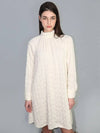 Turtleneck Glitter Dress Ivory - DAMAGE MNEMONIC - BALAAN 2