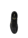 Downtown Nappa Leather Low Top Sneakers Black - PRADA - BALAAN 5