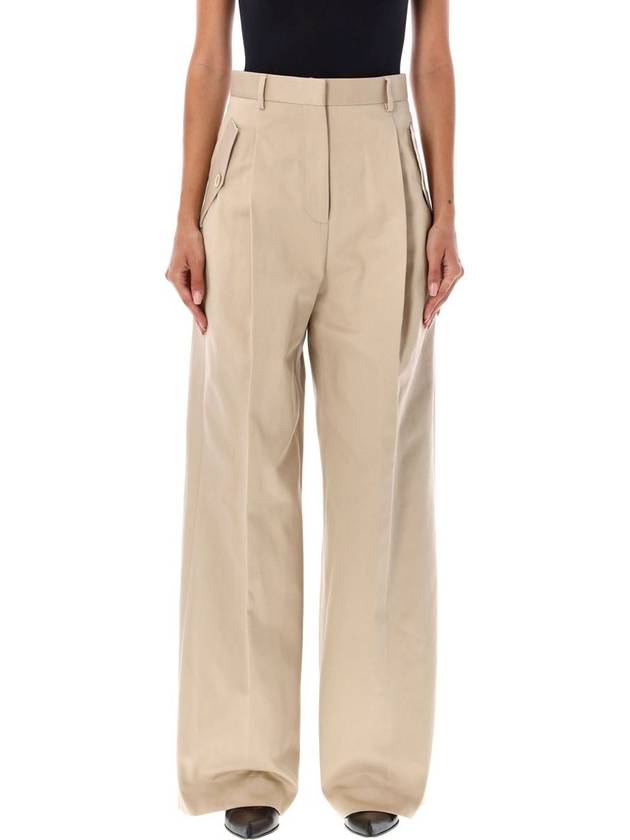 Lanvin Flared Chino Pants - LANVIN - BALAAN 1