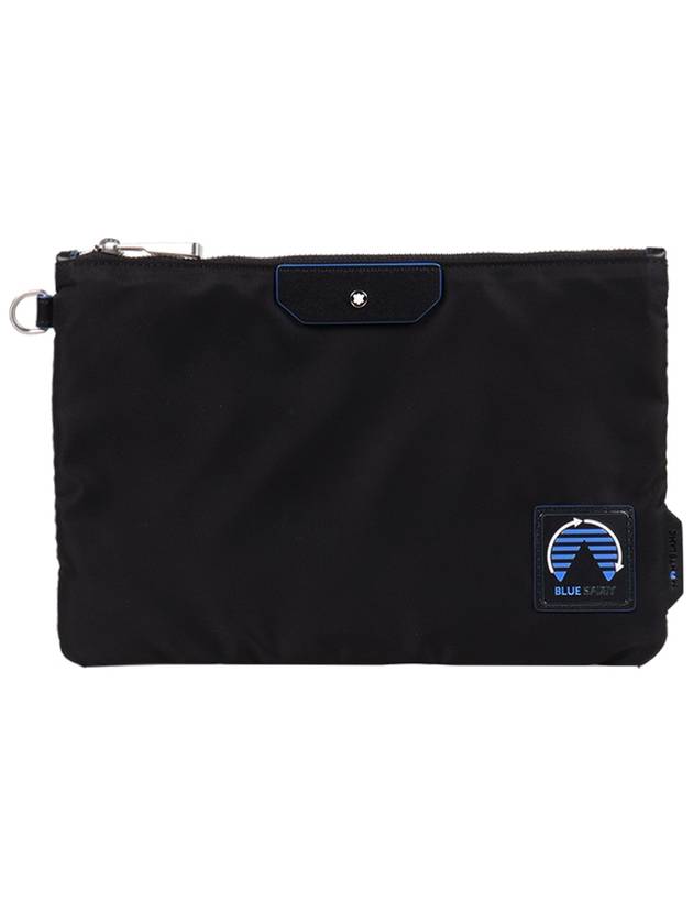 Clutch Pouch 128734 BLACK BLUE Black - MONTBLANC - BALAAN 2