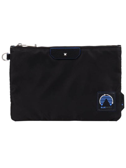 Blue Spirit Medium Pouch Bag Black - MONTBLANC - BALAAN 2