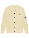 Lens Detail Cotton Cardigan Beige - CP COMPANY - BALAAN 2