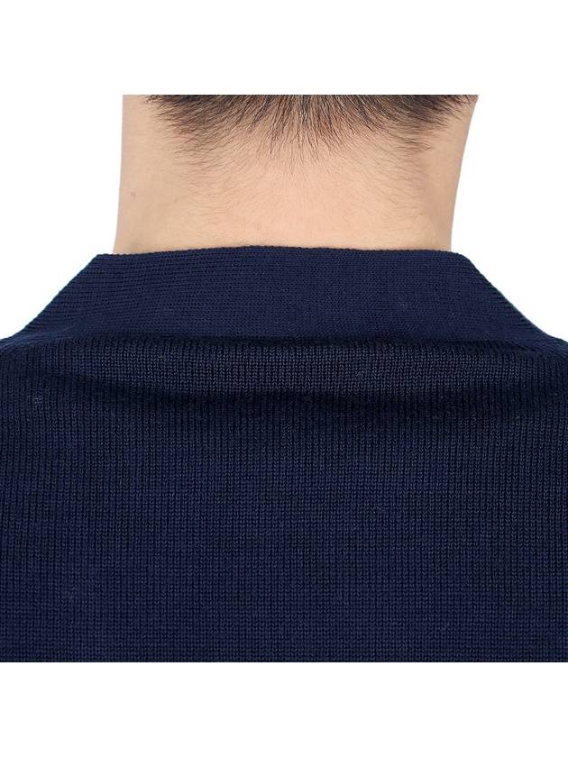 Bold Fox Head Patch Regular Cardigan Navy - MAISON KITSUNE - BALAAN 11