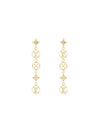 LV Lace Earrings Gold - LOUIS VUITTON - BALAAN 2